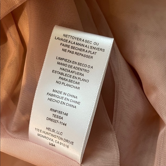 HELSI Tessa Long Sleeve Beaded Gown - Picture 9 of 10